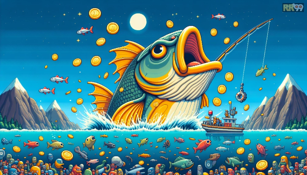 Hình ảnh boss cá khổng lồ trong Bắn Cá Ăn Xu RR99