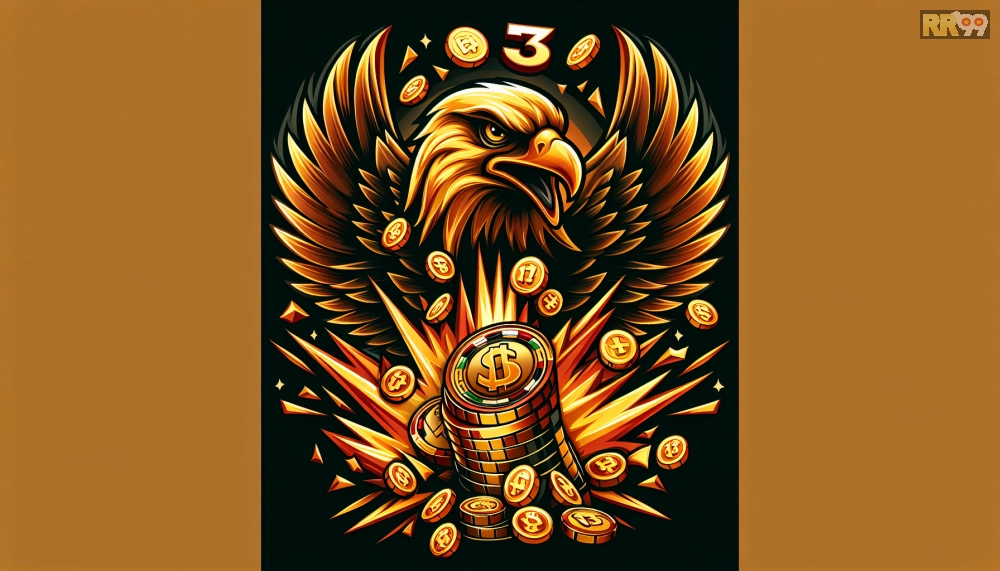 Ảnh minh họa Đại Bàng Vàng với biểu tượng jackpot nổ