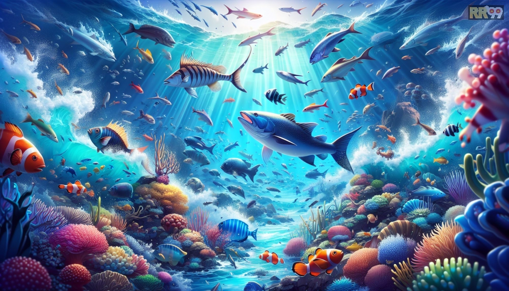 Ảnh minh họa đại dương sống động trong bắn cá rr99
