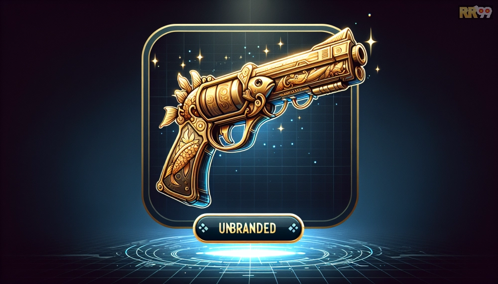 Hình ảnh súng vàng đặc biệt trong Bắn Cá Thần Tài trên nền tảng RR99
