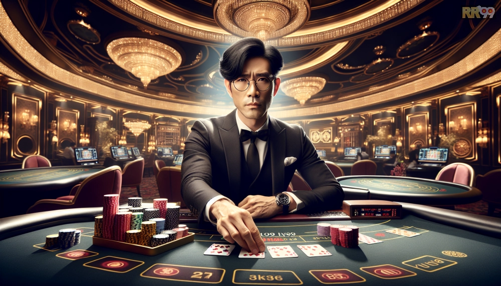 Dealer chuyên nghiệp tại studio RR99 Royal Live