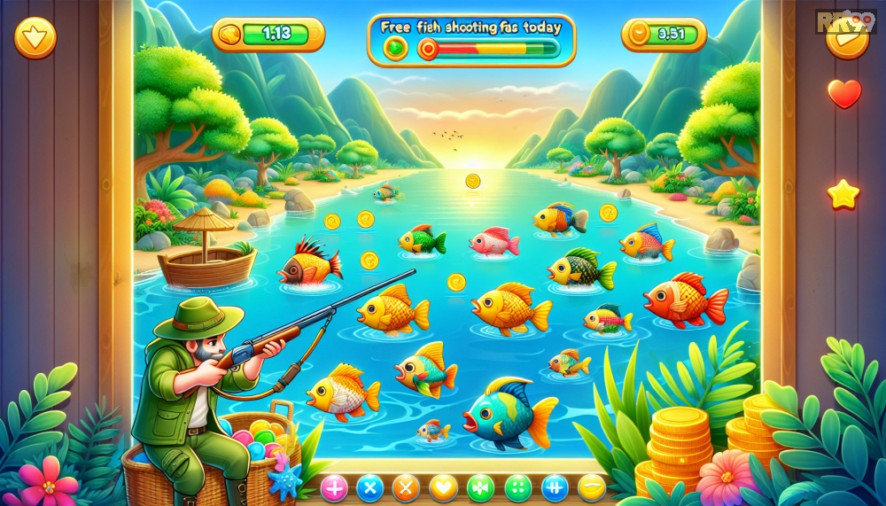 Đồ họa săn cá vàng trong game rr99