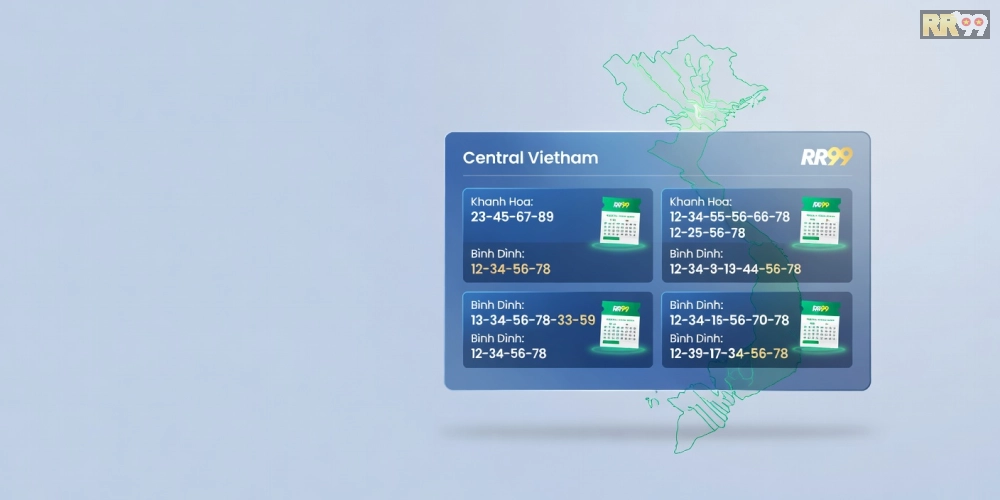 Hình minh họa khái niệm xổ số miền trung hôm nay rr99 với giao diện hiện đại và kết quả trực tuyến.