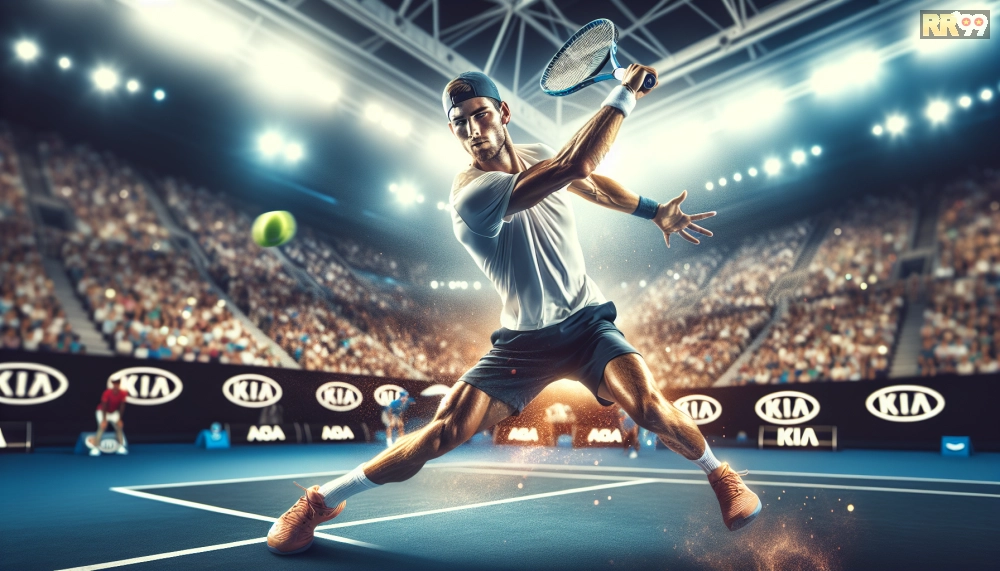 Hình ảnh Djokovic thi đấu tại Australian Open từ rr99