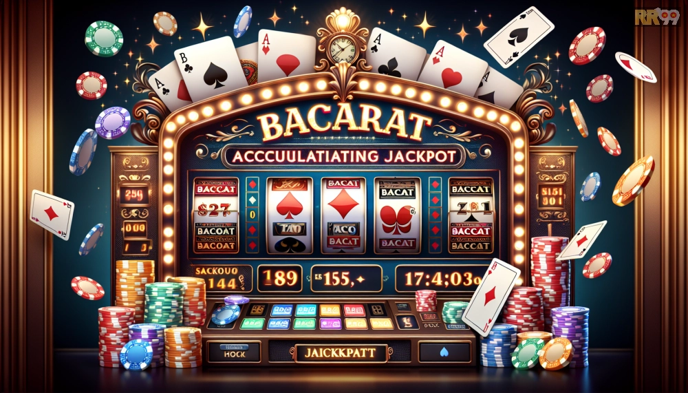 Hình ảnh giao diện Baccarat Nổ Hũ với jackpot đang tích lũy