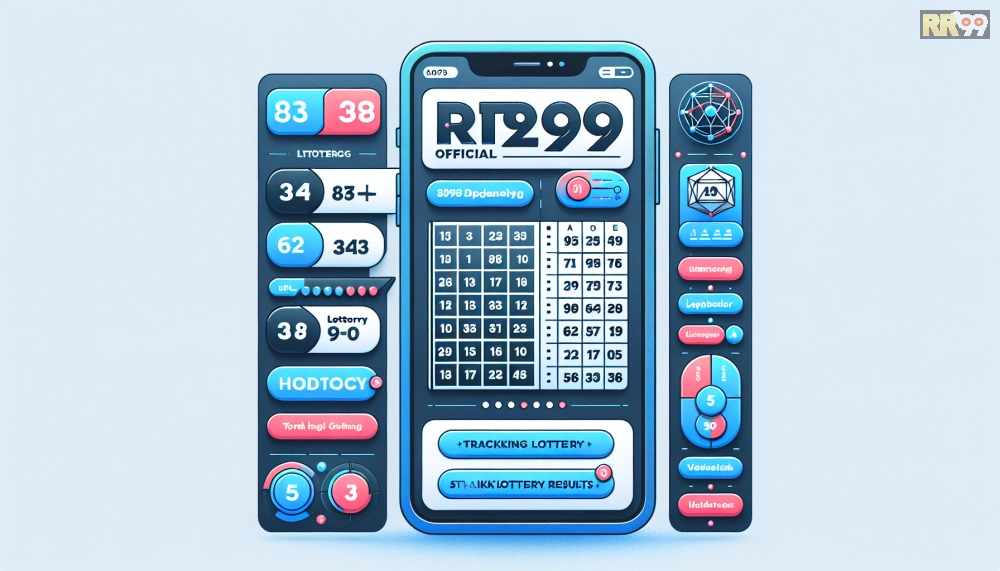 Giao diện ứng dụng di động của RR99 Official với tính năng theo dõi kết quả xổ số