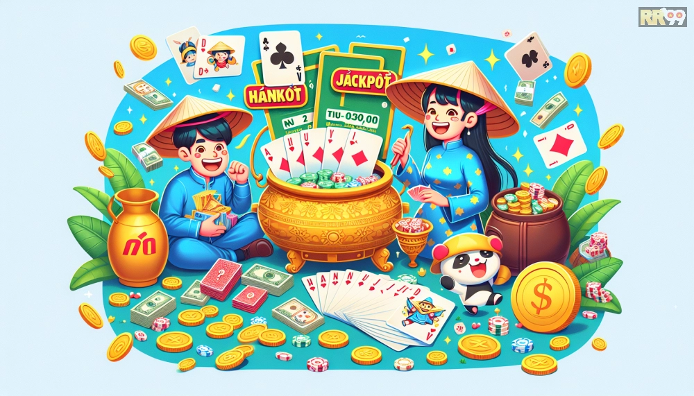 Hình ảnh minh họa ván chơi Tiến Lên Miền Nam với phần thưởng jackpot