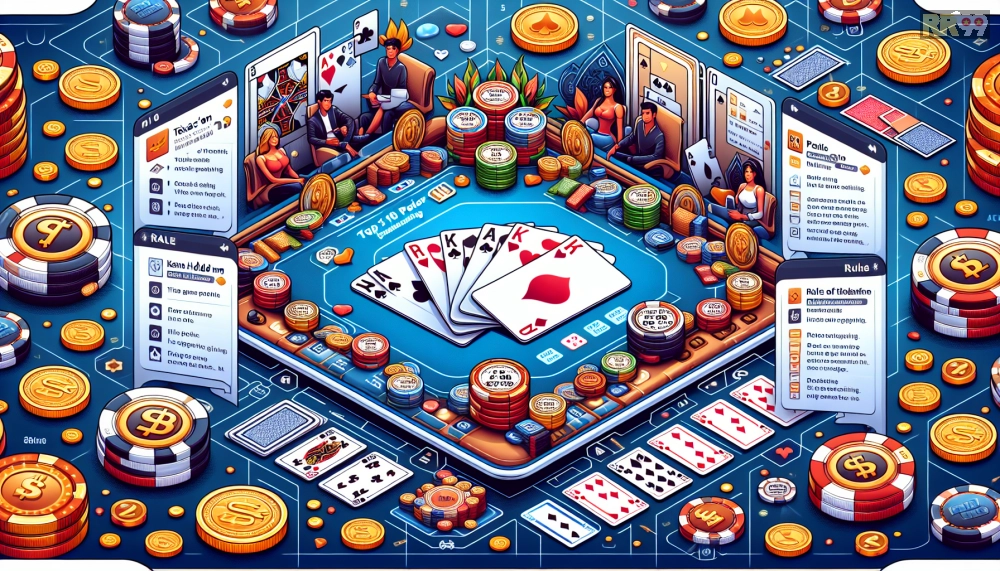 Luật chơi Poker Texas Hold'em chi tiết trên rr99