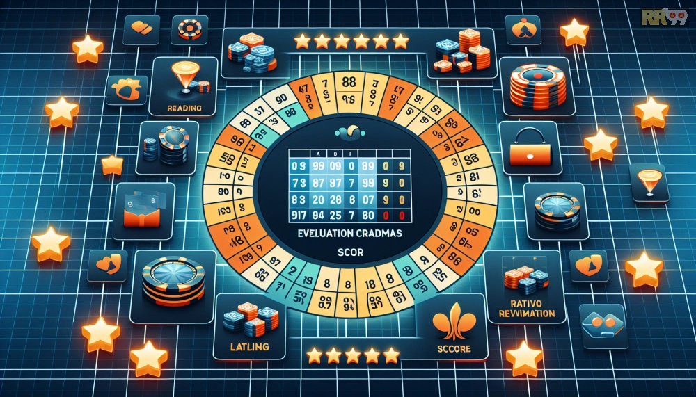 Ma trận tiêu chí đánh giá top casino rr99 với các chỉ số điểm số rõ ràng