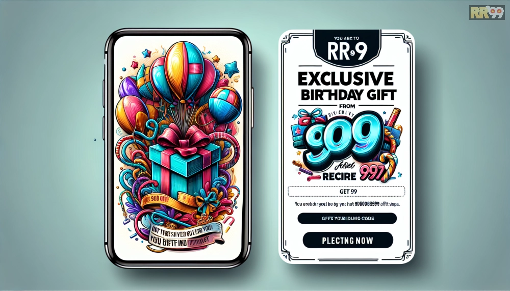 Hình ảnh quà tặng sinh nhật độc quyền từ RR99 với mã code đặc biệt