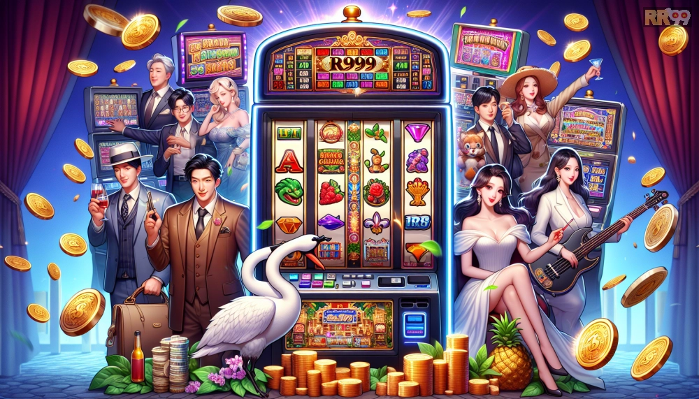 Hình ảnh các máy slot machine hấp dẫn tại M88