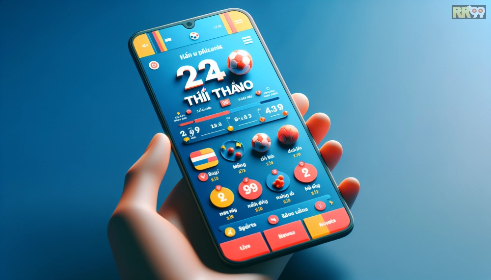Ứng dụng Thể Thao 24h Pro trên điện thoại thông minh