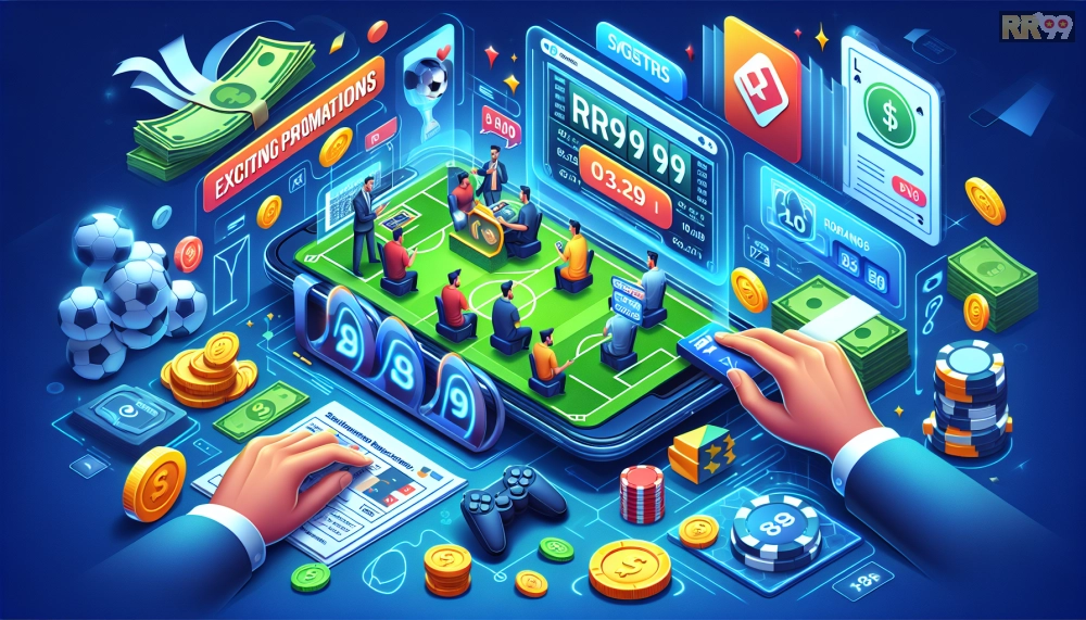 Giao diện cá cược thể thao ảo trong game khuyến mãi rr99