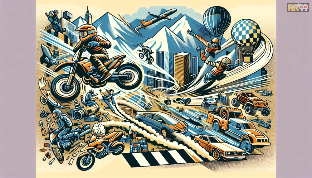 Khái niệm thể thao cực hạn rr99 được minh họa qua các hoạt động mạo hiểm phổ biến
