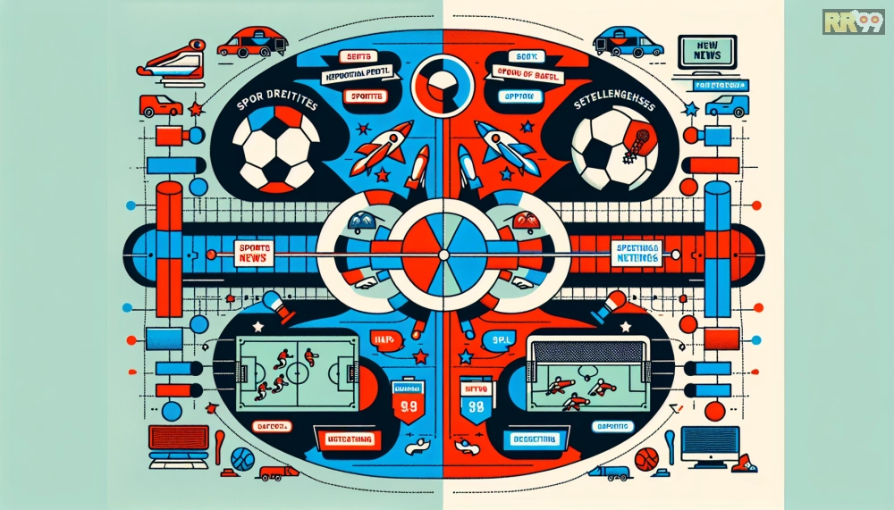 Infographic so sánh ưu nhược điểm của tin thể thao RR99 với các nền tảng khác